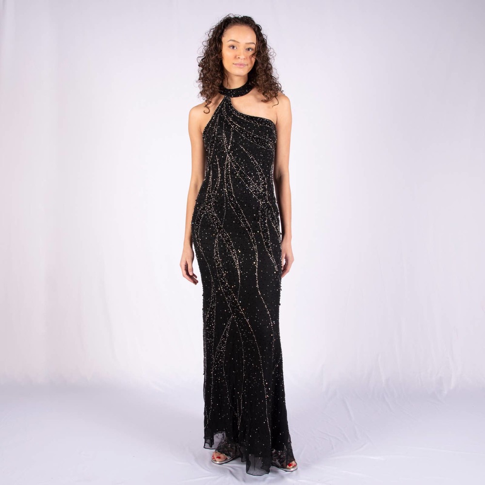 Vintage 90s Prom Dress | Bust 31" | Waist 37"